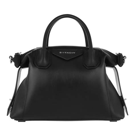 givenchy black emblem leather crossbody|givenchy mini black handbags.